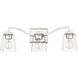 Avenna 3 Light 23.6 inch Polished Nickel Vanity Light Wall Light